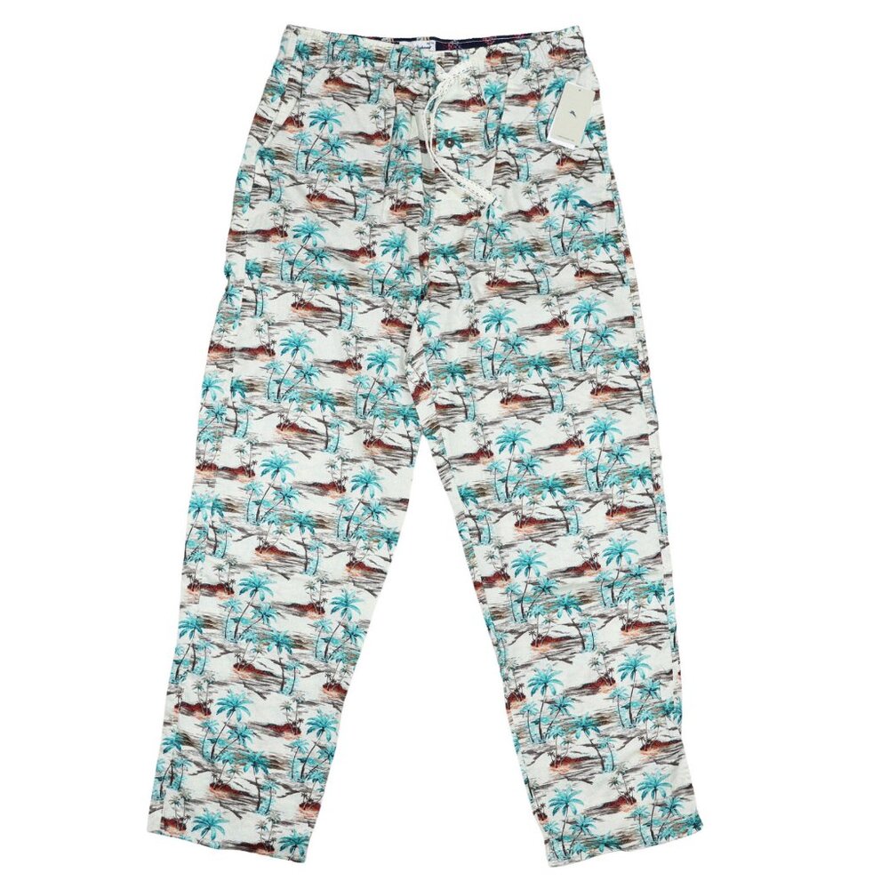 Tommy Bahama Island Sunset Men's Drawstring Lounge Sleep Pants 100% Cotton NWT - Picture 1 of 2